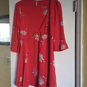 Free People Red Dress